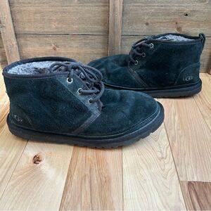 UGG Neumel Chukka Boot Black Suede Boots Men’s Sz 8